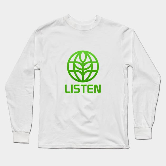 Listen to the Land Long Sleeve T-Shirt by SpectroRadio